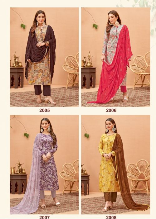 Kiana Vol 2 By Suryajyoti Cotton Dress Material Catalog